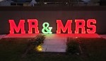 MR and MRS Letters - Shown in Red and Yellow